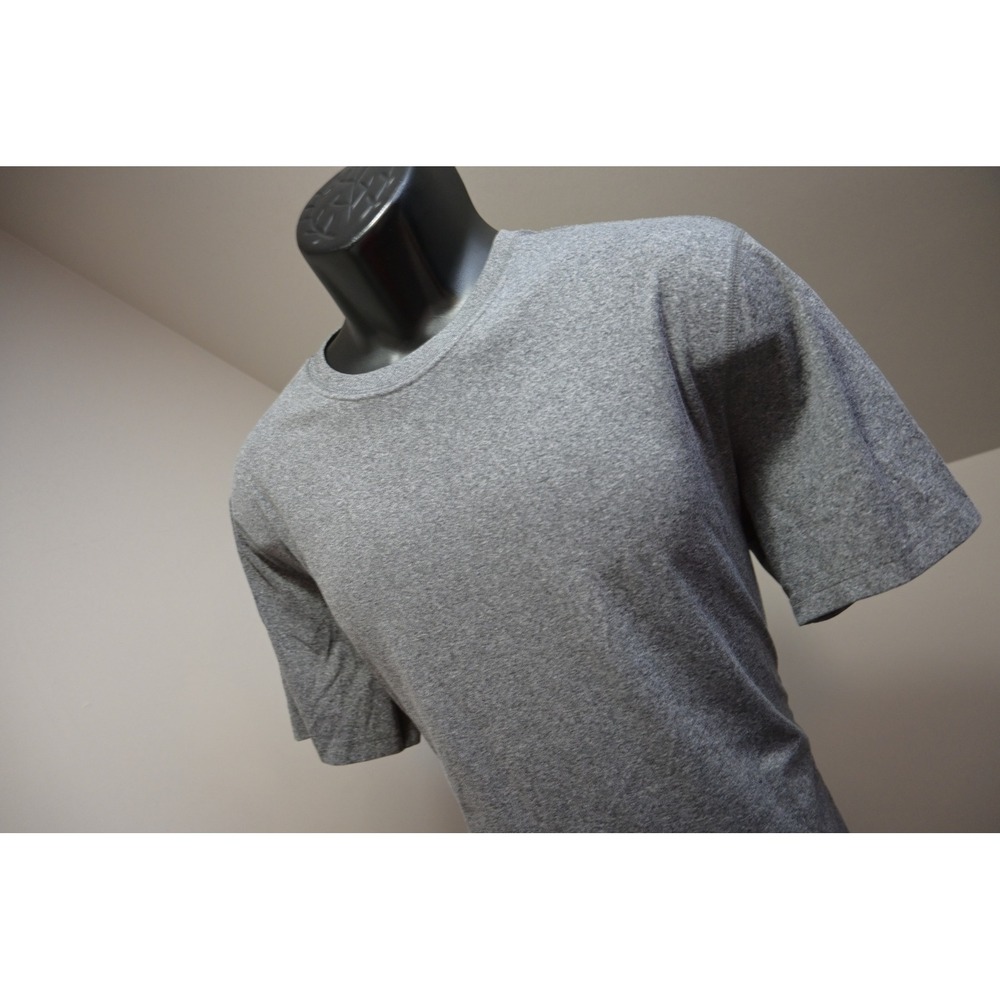REI Co-op T-Shirt Mens Large Gray Heathered Short Sleeve Active Crew Neck EUC